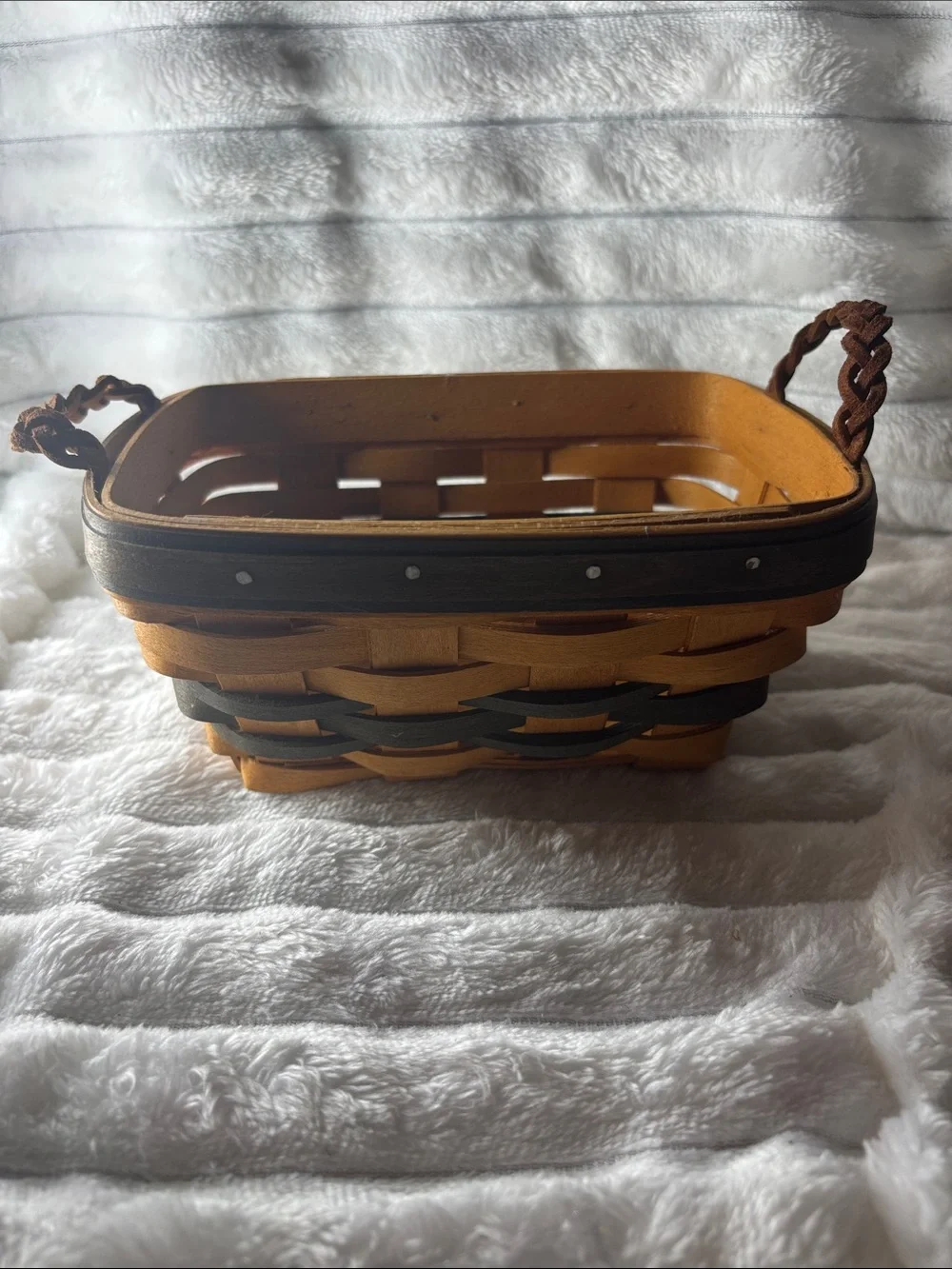 Longaberger 2000 Renewal Basket Combo Signed by Wendy 2 and Jerry 3